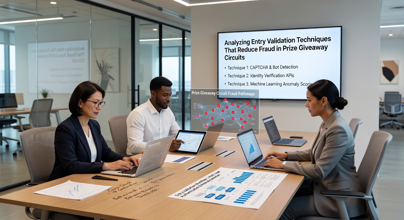 Detailed view of multi-factor entry validation workflow including device fingerprinting, behavioral analysis, and real-time risk scoring interfaces
