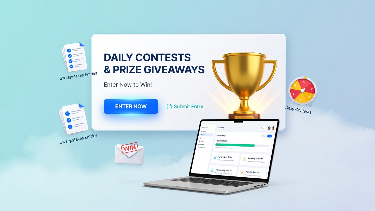 Data visualization showing September entry increases in global contest platforms