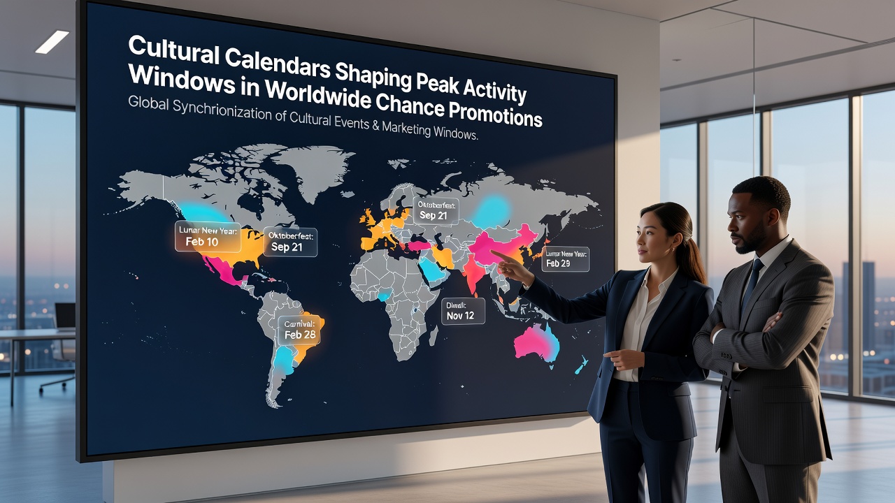 Timeline chart of promotion entries during major cultural events