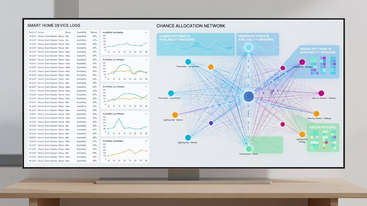 Graph of smart home activity correlating with reward entry submissions