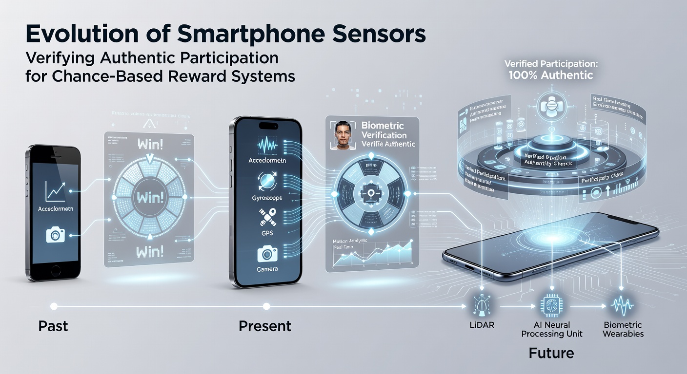 Smartphone sensors detecting user activity during a digital reward entry process
