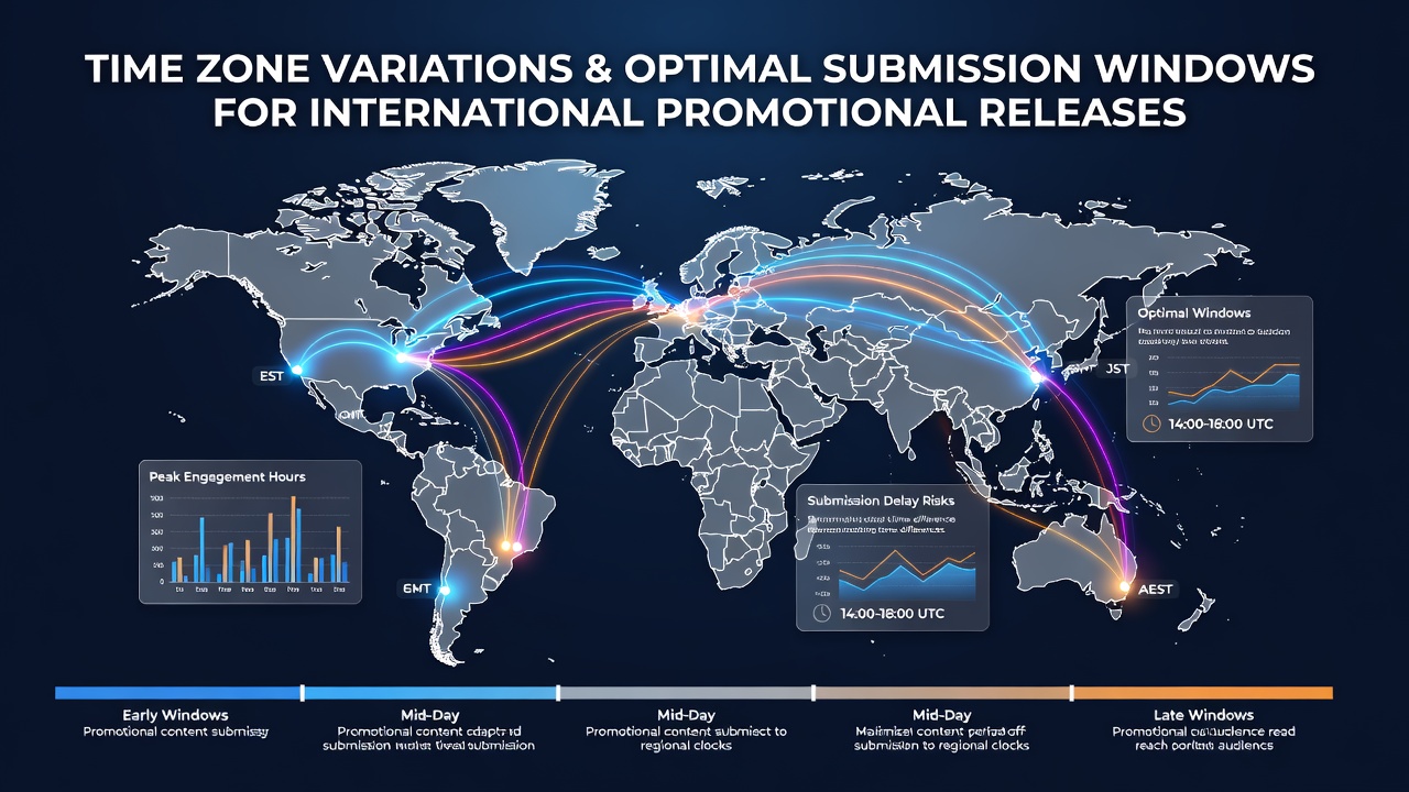 Chart displaying submission volume peaks across different time zones for global reward programs