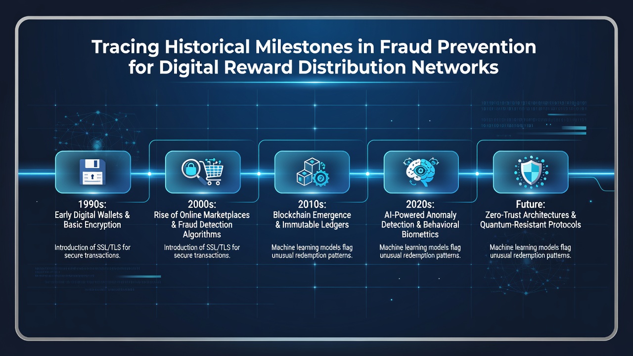Modern dashboard displaying real-time fraud detection metrics in a digital reward network